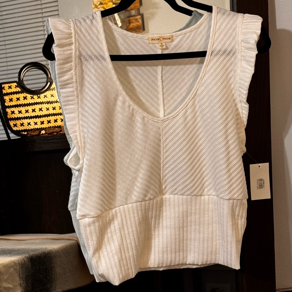Dry Goods - White Sleeveless Top